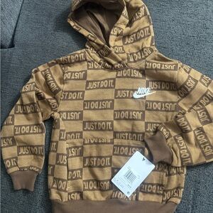 Nike Flax Hoodie with 'Just Do It' Design